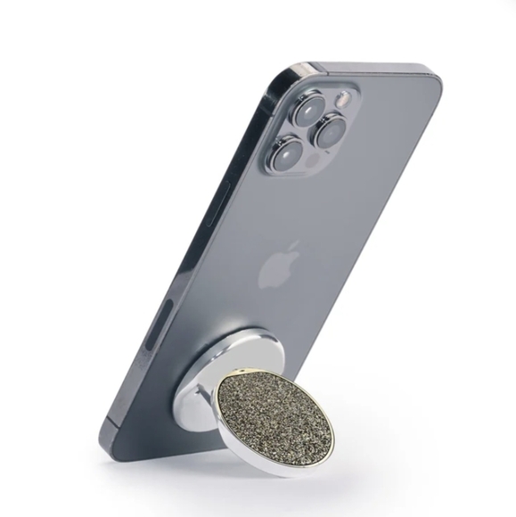 Handl‎ O Phone Grip In Gold Sparkle1 - Picture 2 of 5